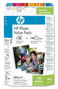 Hewlett Packard [HP] No. 351XL Photo Value Pack